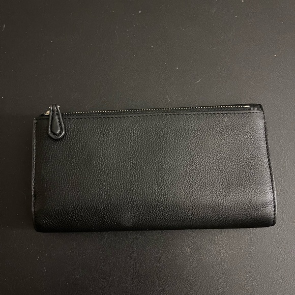 COACH Pebble Leather Checkbook Wallet - Picture 4 of 4